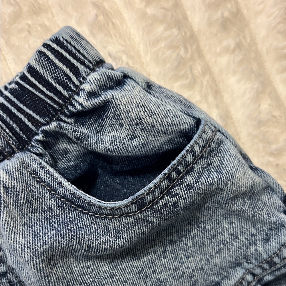 Denim Ruffle Skirt - Picture 3 of 8